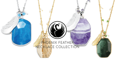 PHOENIX FEATHER NECKLACE COLLECTION - NOGU.studio