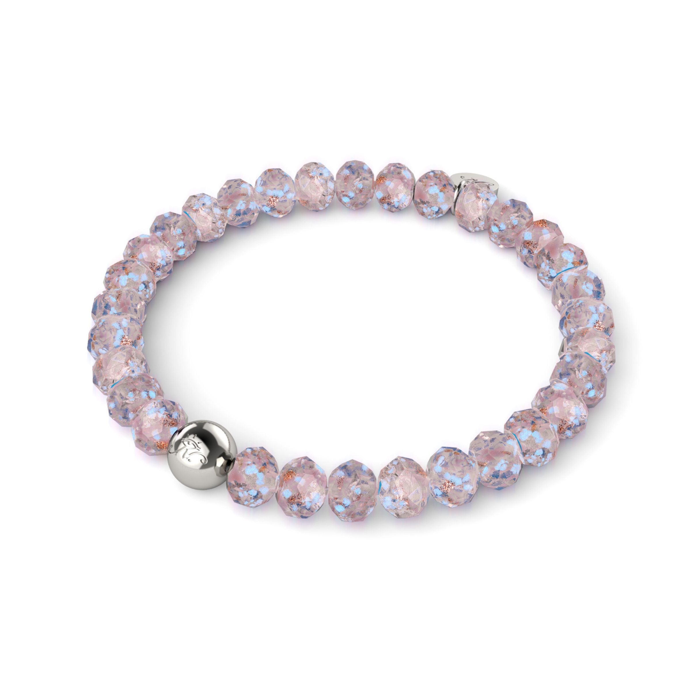 Lavender Frost | Firefly Glass Diamonds Snow Globe Bracelet