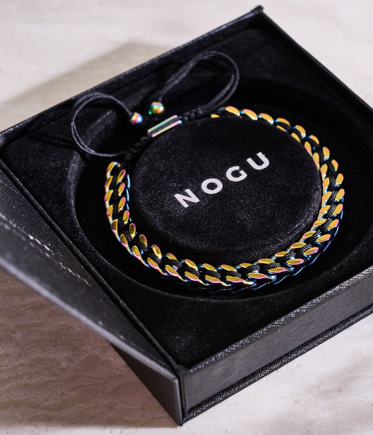 NOGU Handmade Handcrafted Gaia Wheat Chain Nature Bracelet Jewelry Collection