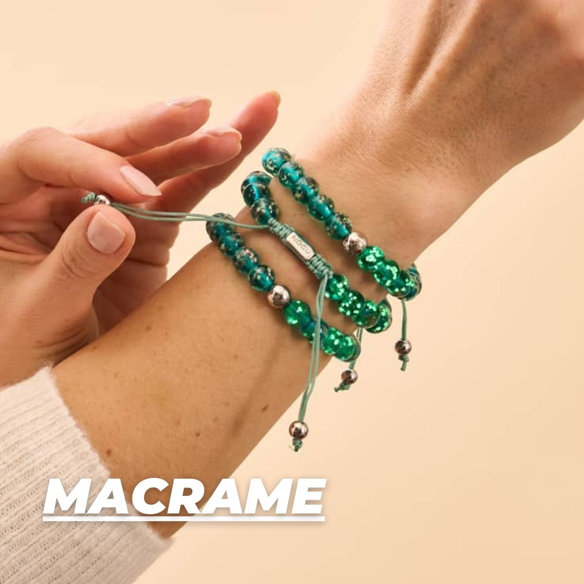 FIREFLY GLASS™ MACRAME BRACELETS