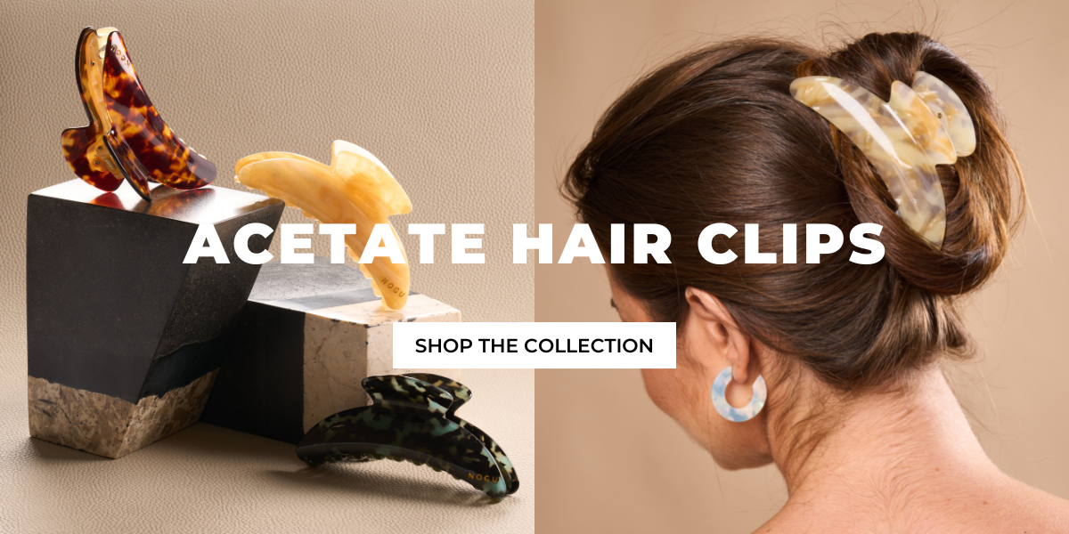 CELLULOSE ACETATE HAIR CLIPS