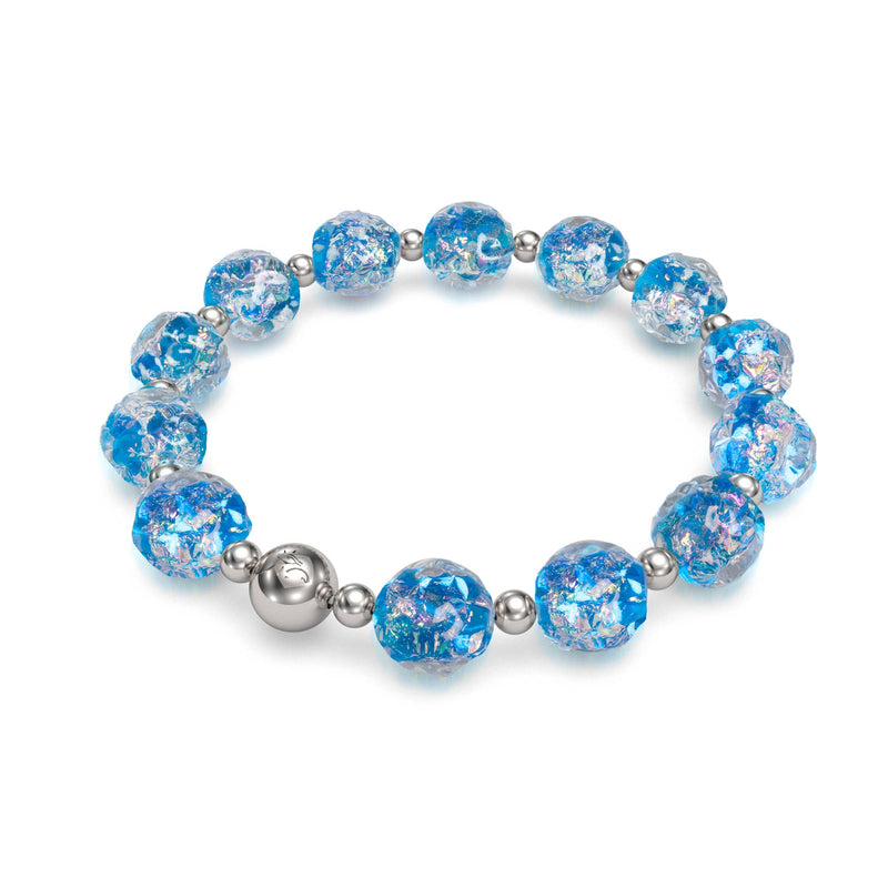 Rainbow Ice Storm | Firework Glass Ice Drop Bracelet 2-Set