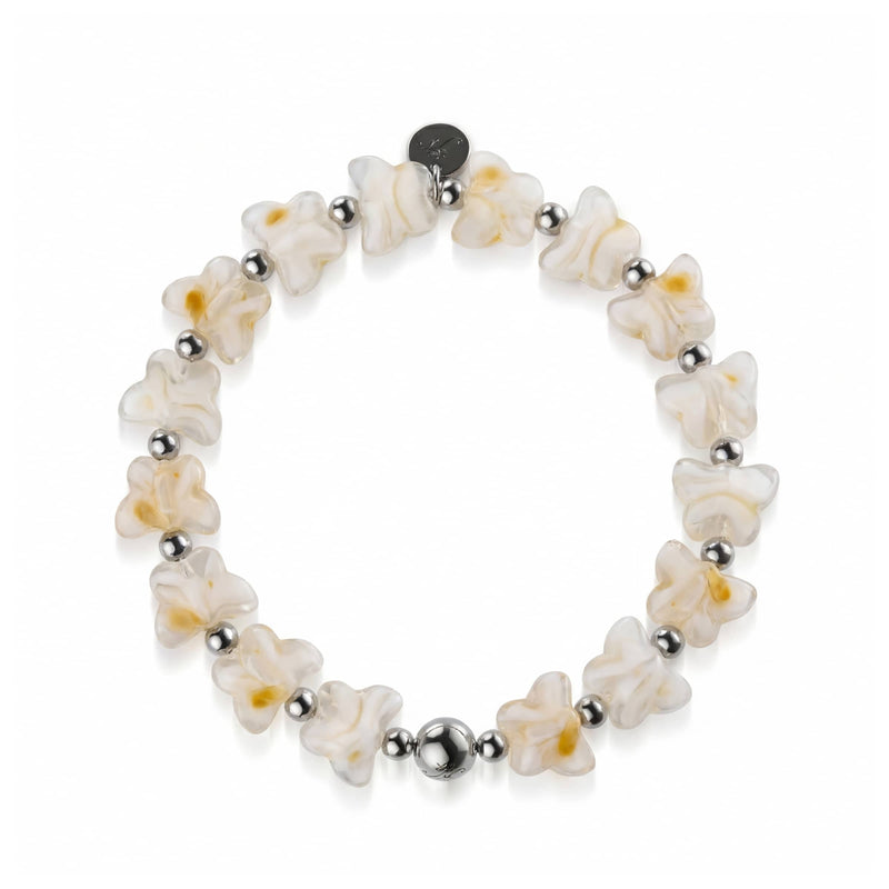 Sicilian Marble | Gem Glass Butterfly Bracelet