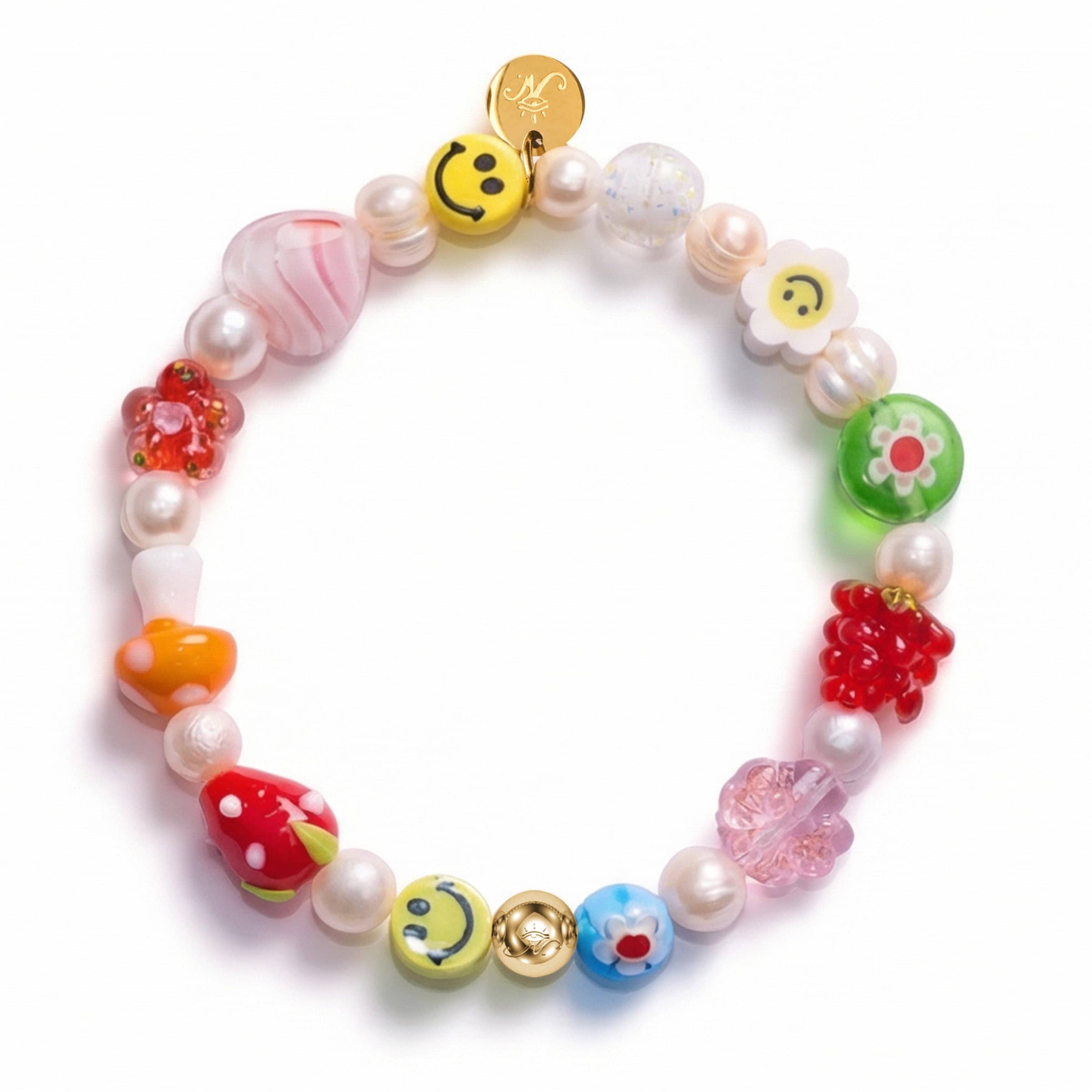 Rainbows & Pearls | Beautiful Chaos Bracelet x 14k Gold