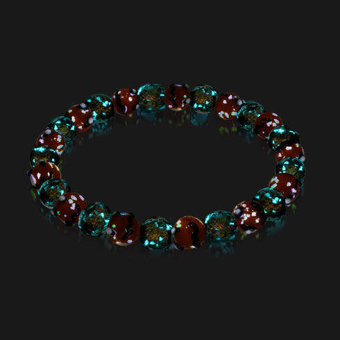 Nocturne | Firework Glass Pumpkin Bracelet