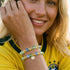 BRAZIL | Mermaid Glass Nations Bracelet