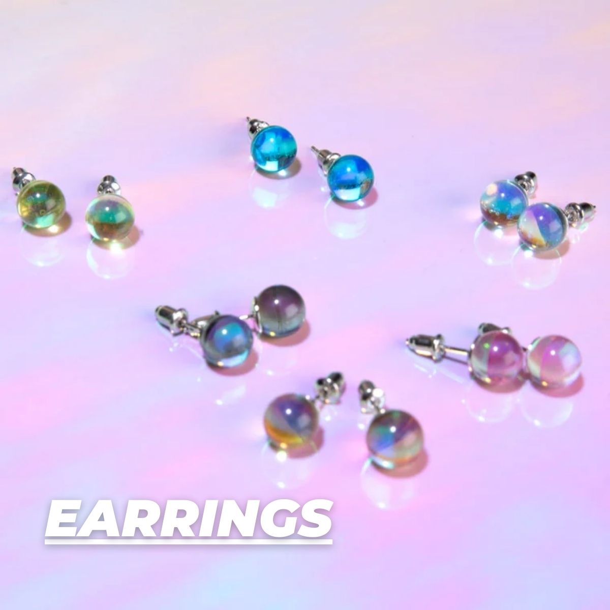 GALAXY GLASS EARRINGS