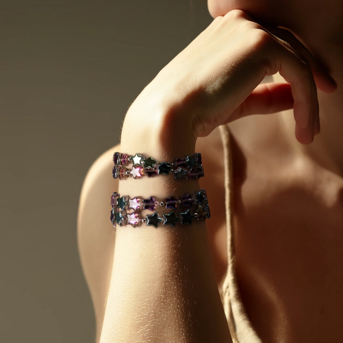 Purple Stardust | .925 Sterling Silver | Star Wrap