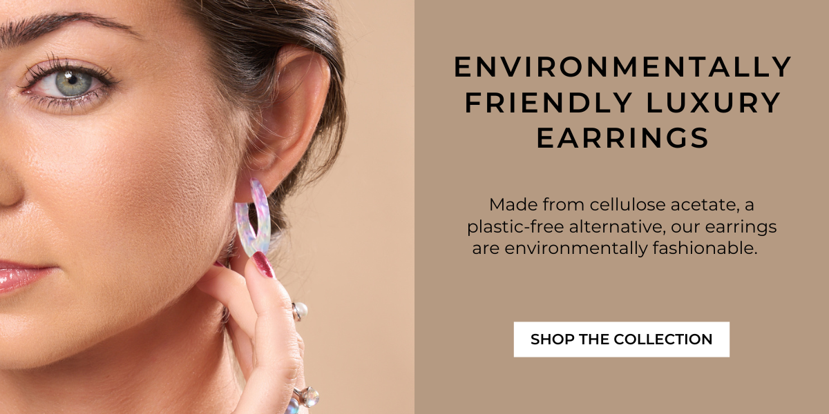 CELLULOSE ACETATE EARRINGS