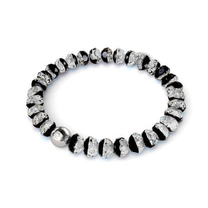 Midnight Aurora | Firefly Glass Diamonds Snow Globe Bracelet