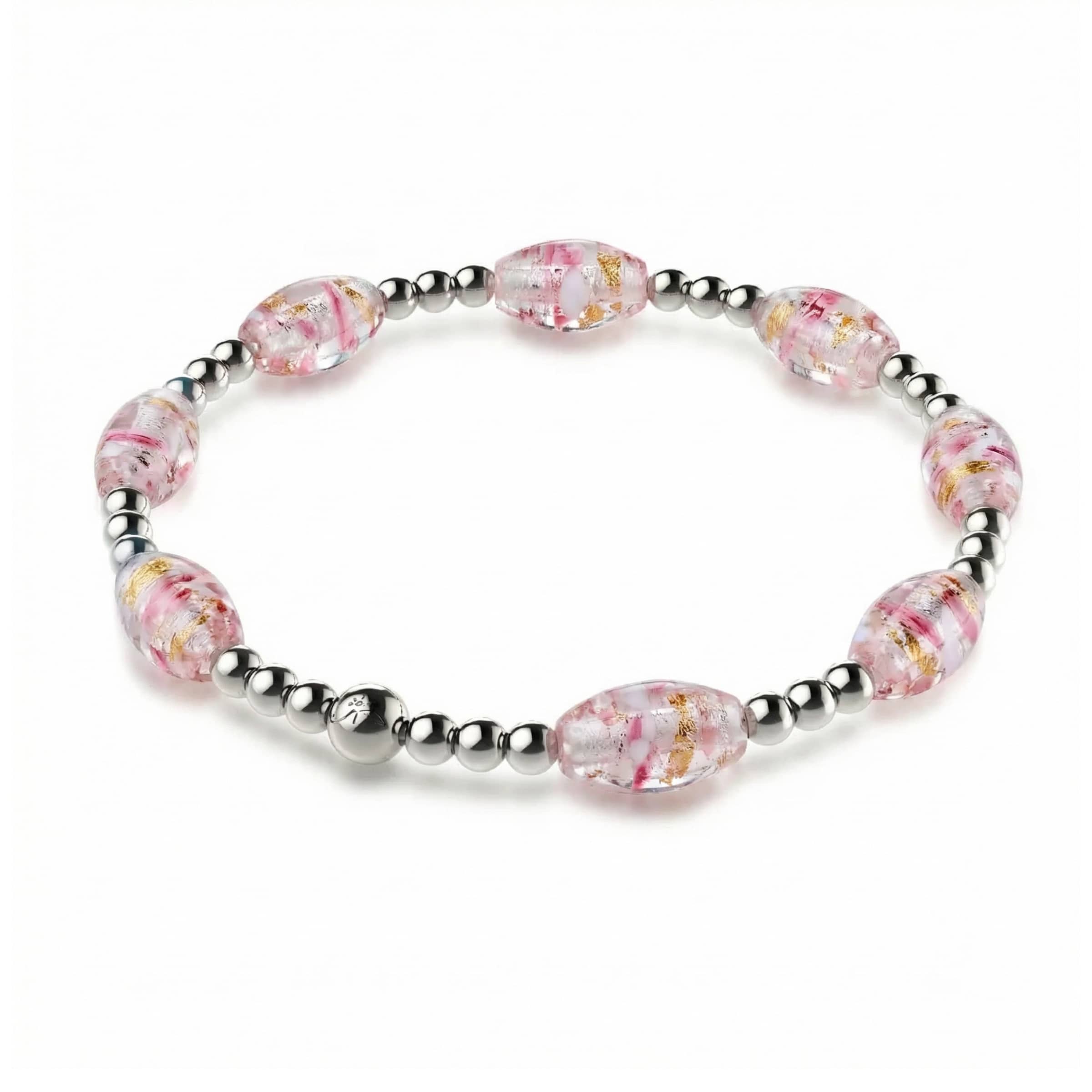 Peony Confetti | Lunar Glass Bloom Bracelet