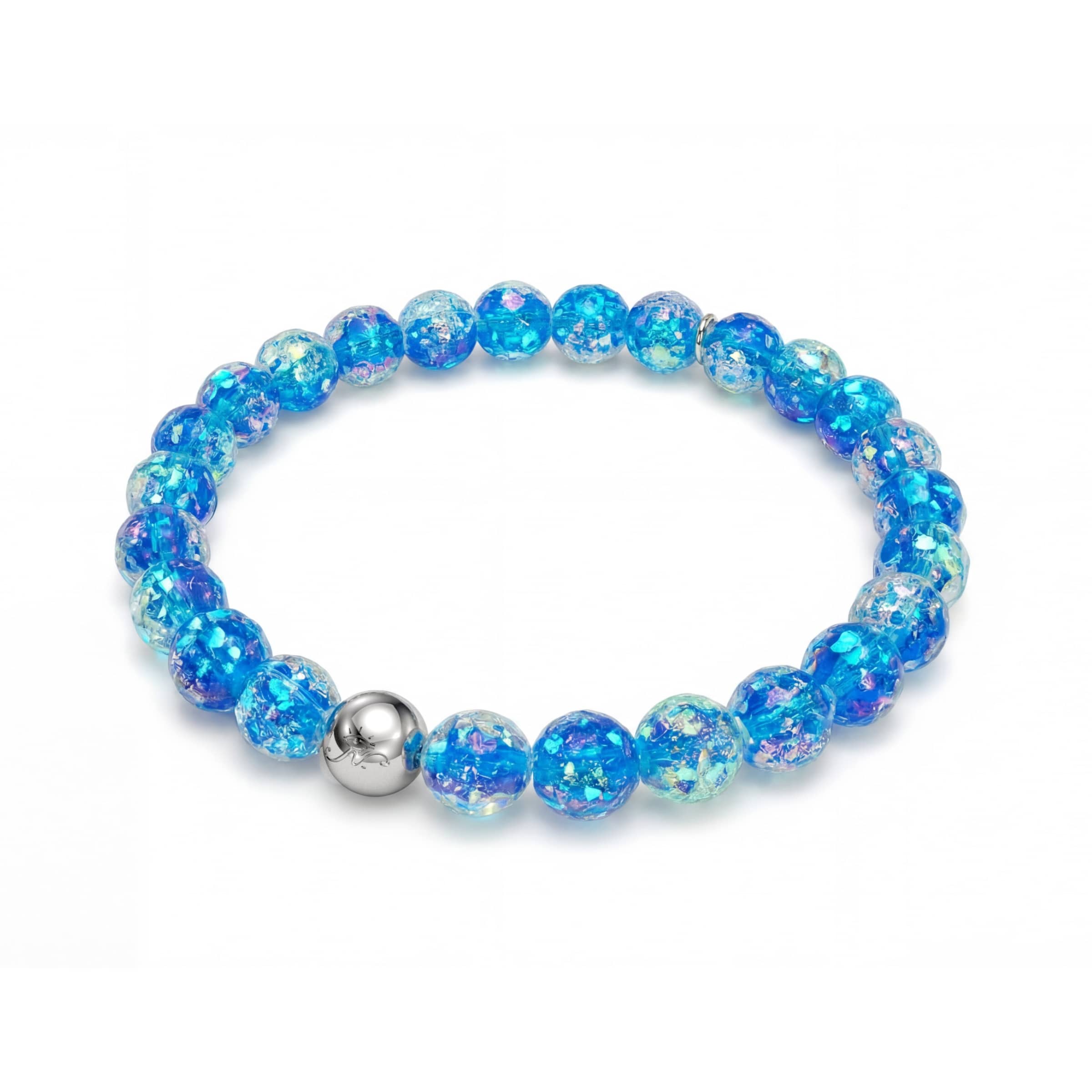 Azure Ice | Firework Glass Ice Drop Bracelet