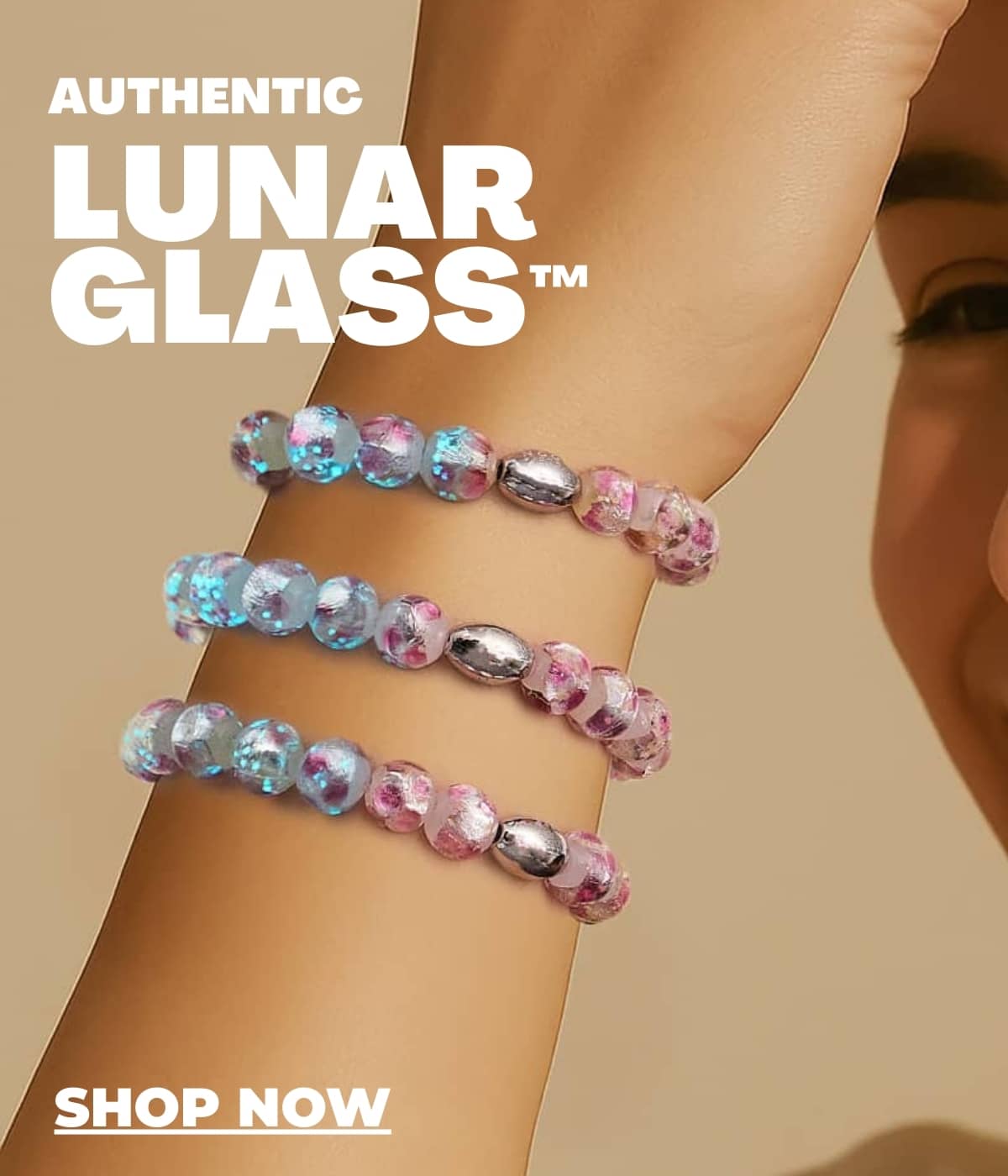 LUNAR GLASS BRACELETS