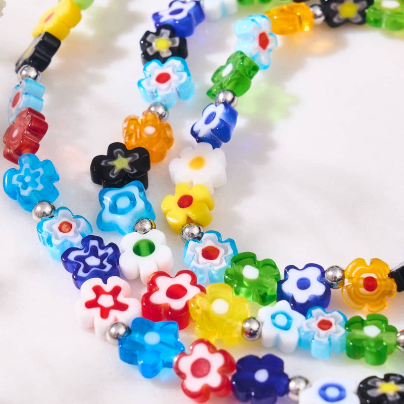 Flower Power | .925 Sterling Silver | Millefiori Wrap