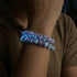 Violet Wintergreen | .925 Sterling Silver | Firefly Glass Bracelet