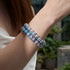 Violet Wintergreen | .925 Sterling Silver | Firefly Glass Bracelet