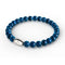 AAA Blue Agate | .925 Sterling Silver | Gemstone Bracelet