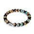 Liquorice Eclipse | .925 Sterling Silver | Lunar Glass Bracelet