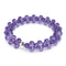Purple Cloud | .925 Sterling Silver | Cheshire Glass Bubble Bracelet