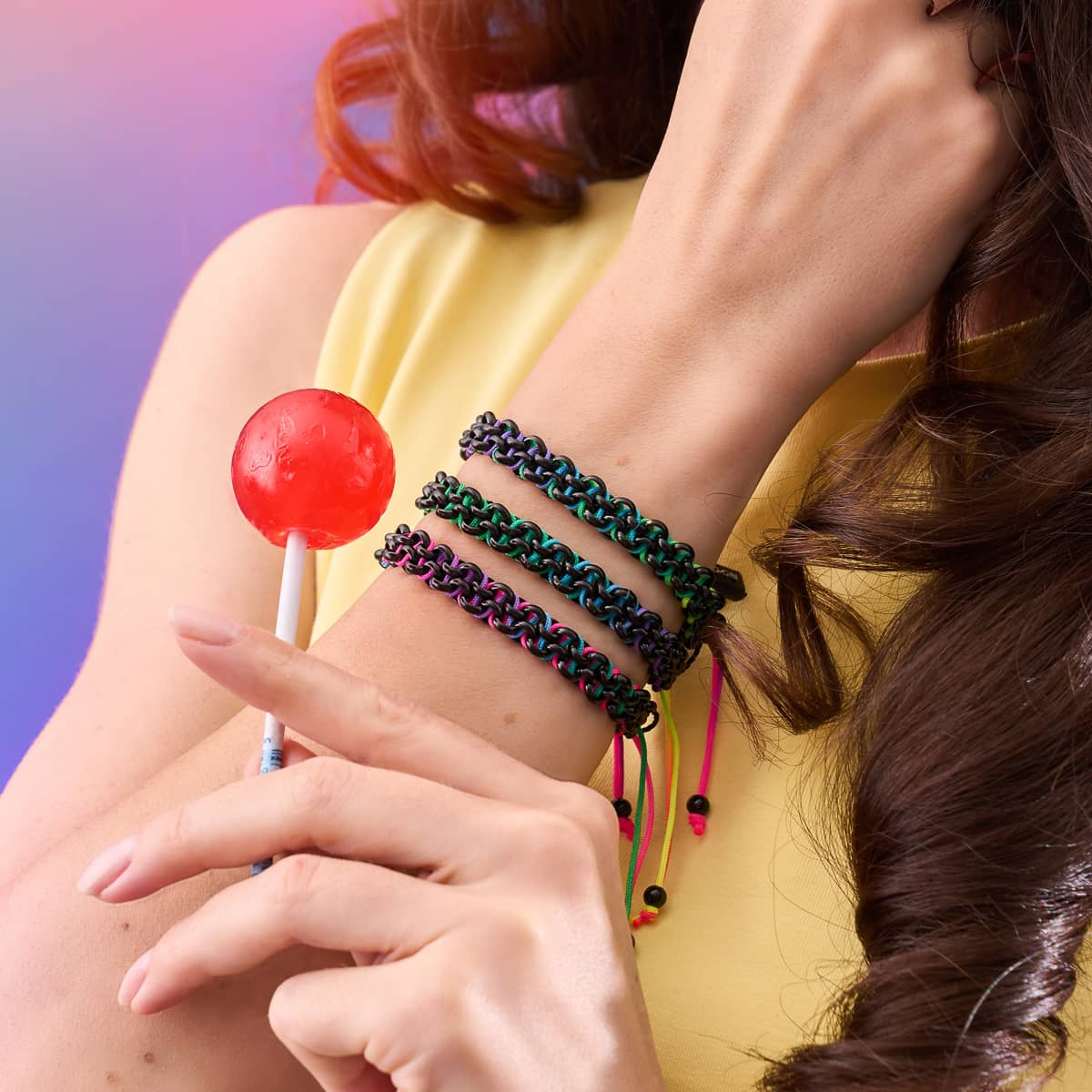 Macaw Links | Mini Kismet Bracelet | Spectrum x Gunmetal