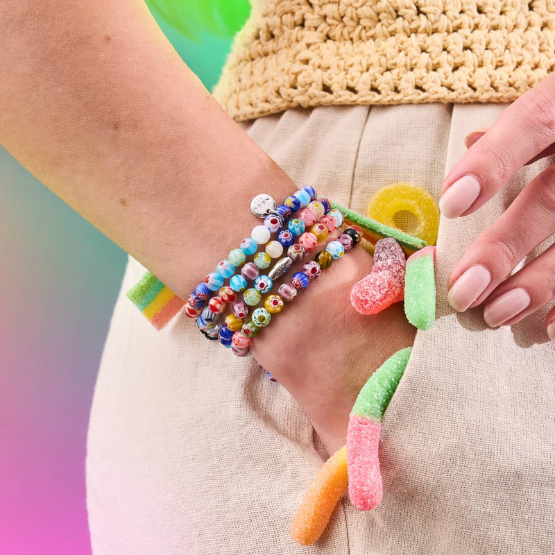 Florentine Flower | .925 Sterling Silver | Millefiori Wrap