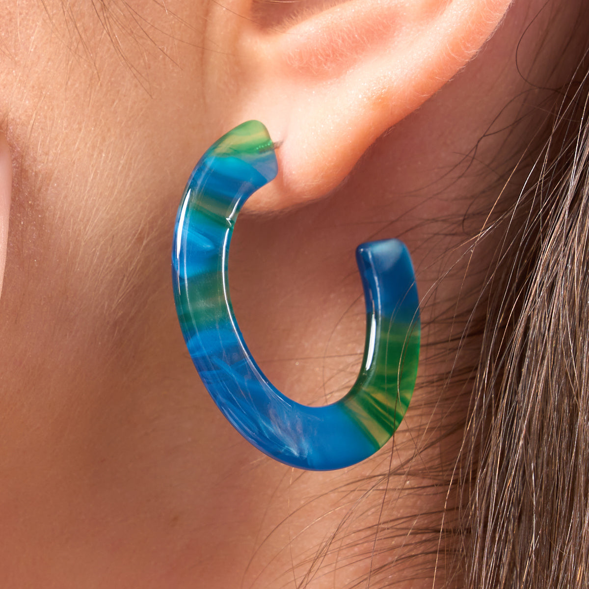 CELLULOSE ACETATE EARRINGS