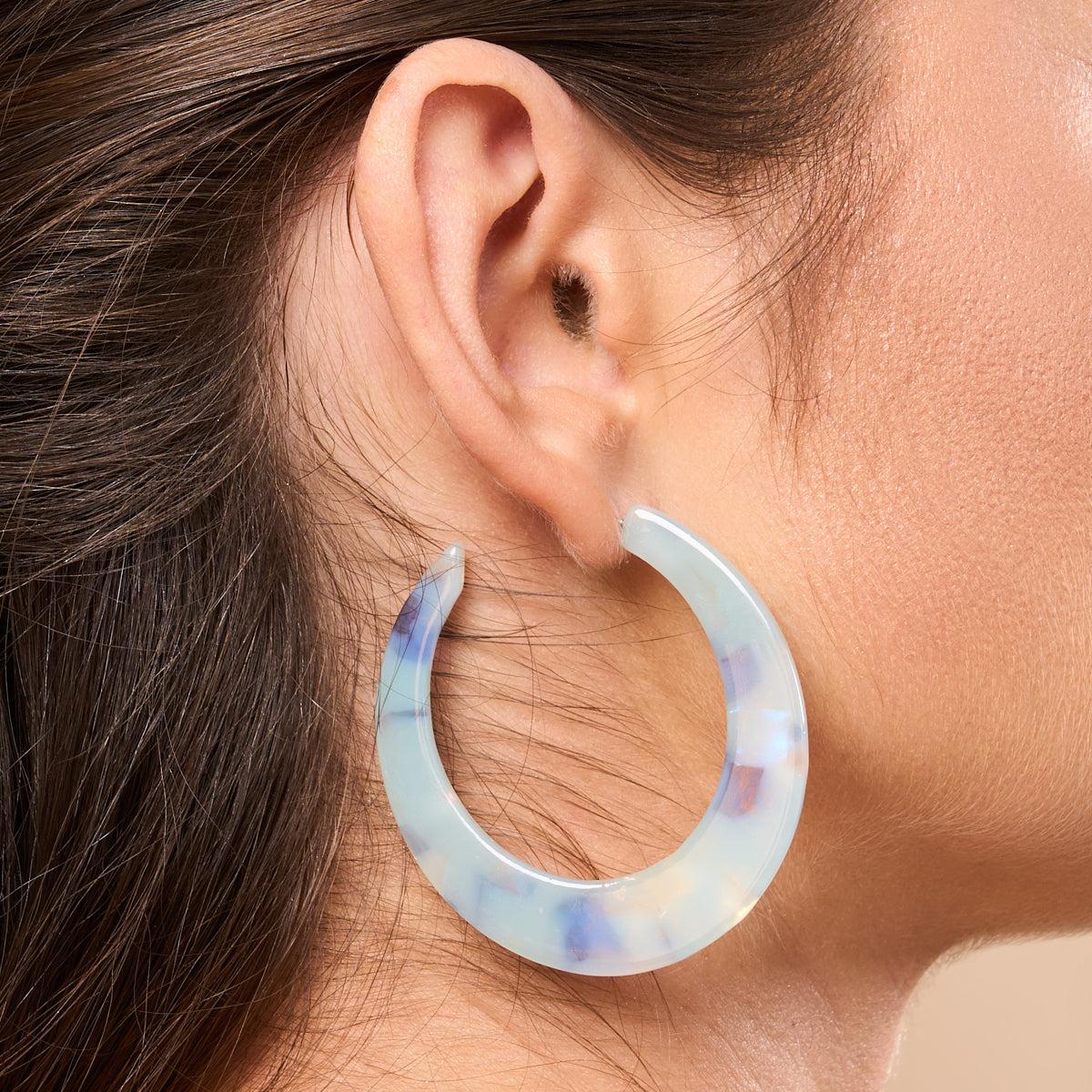 CELLULOSE ACETATE EARRINGS