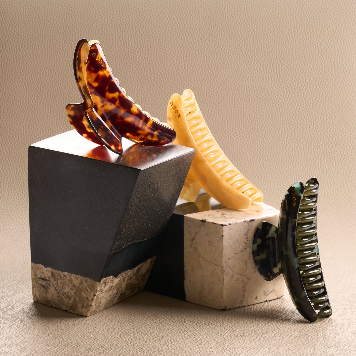CELLULOSE ACETATE HAIR CLIPS