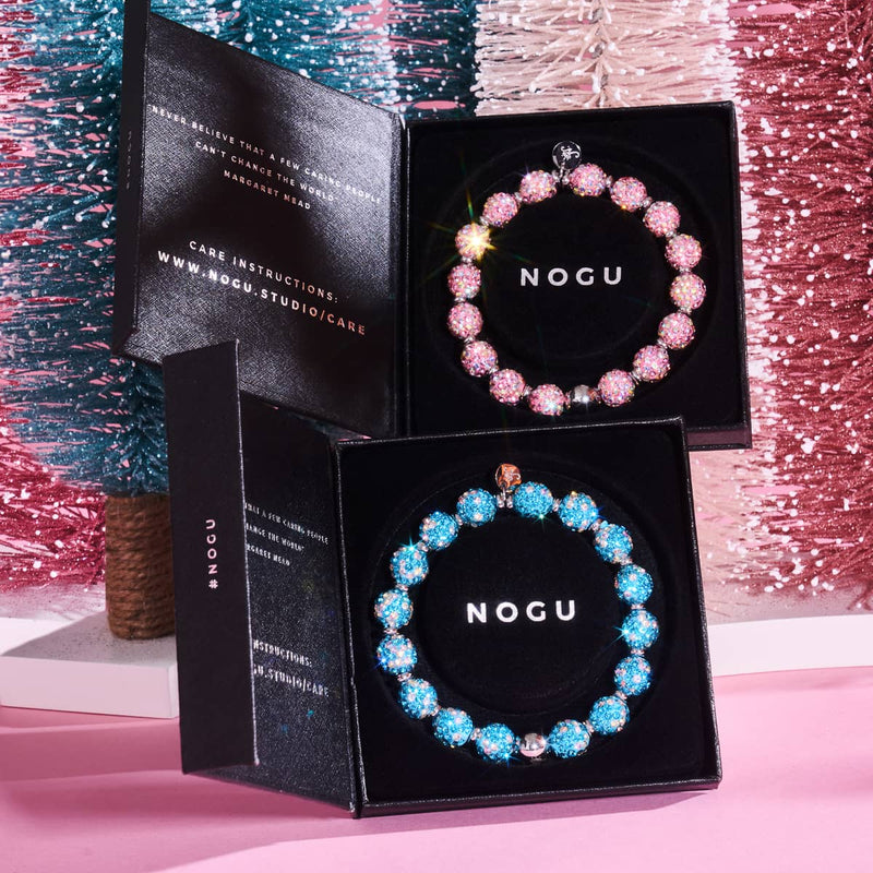 Turquoise Confetti | Deluxe Crystal Kikiballa Bracelet