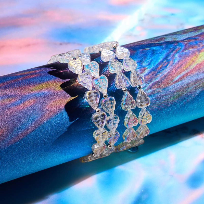 Ice Petals | .925 Sterling Silver | Leaf Wrap