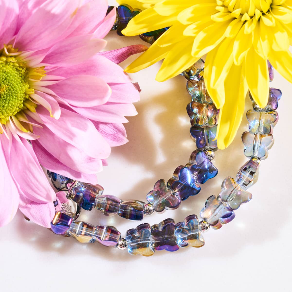 Rainbow Flutter | .925 Sterling Silver | Butterfly Wrap
