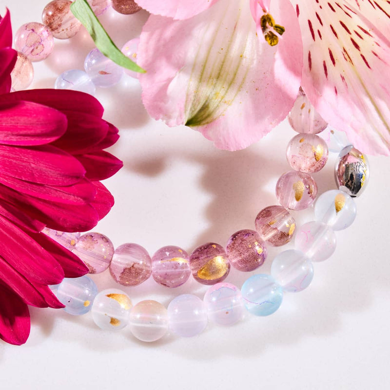 Spring Breeze | .925 Sterling Silver | Aurum Glass Bracelet
