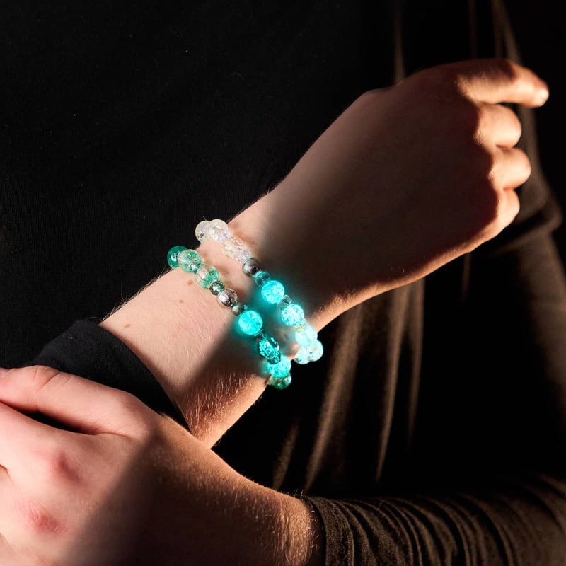 Whiteout | Firefly Glass Snow Globe Bracelet