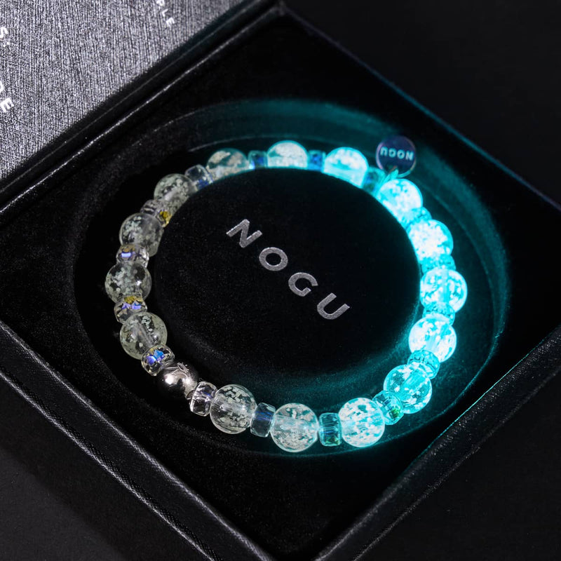 Whiteout | Firefly Glass Snow Globe Bracelet