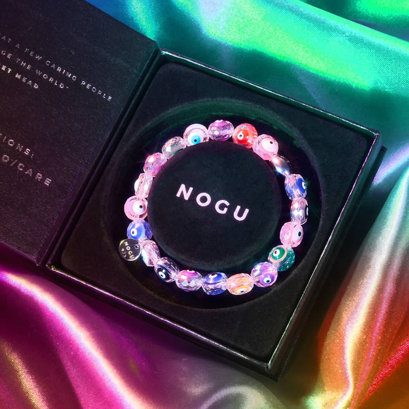 Mystic Spectrum | .925 Sterling Silver | Crystal Evil Eye Bracelet