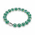 Emerald Gaze | .925 Sterling Silver | Crystal Evil Eye Bracelet