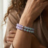 Lilac | .925 Sterling Silver | Firefly Glass Bracelet
