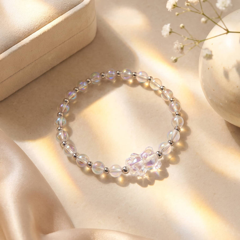 Unicorn Crystal | Silver | Shimmer Bear Bracelet