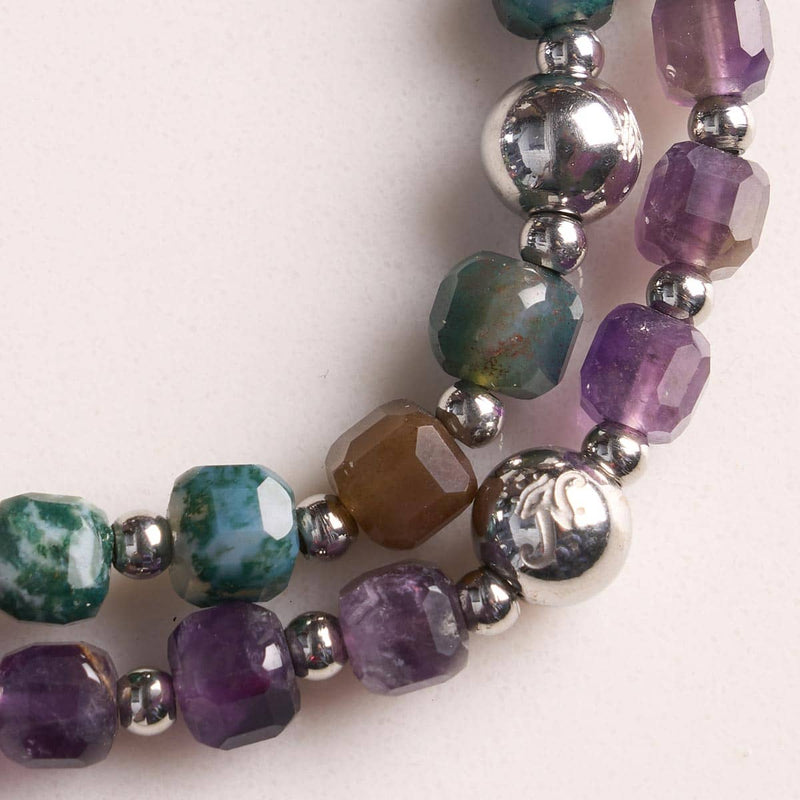 India Agate | Sacred Geode Bracelet