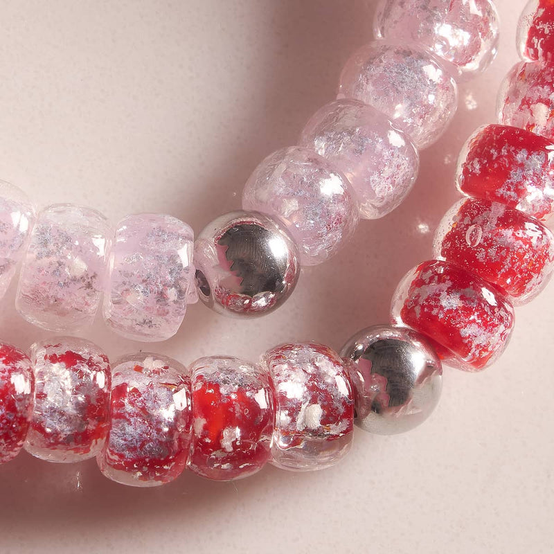 Ruby Spark | Firefly Glass Foil Bracelet