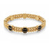 Gold x Midnight Luminous Enamel | Smile Bracelet