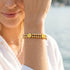 Gold x Sunshine Luminous Enamel | Smile Bracelet