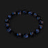 Midnight Shimmer | Firefly Glass x Black Crystal Swirl Bracelet
