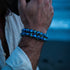 Blueberry Pop | Firefly Glass Polka Dot Bracelet