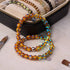 Clementine Splash | Firefly Glass Polka Dot Bracelet
