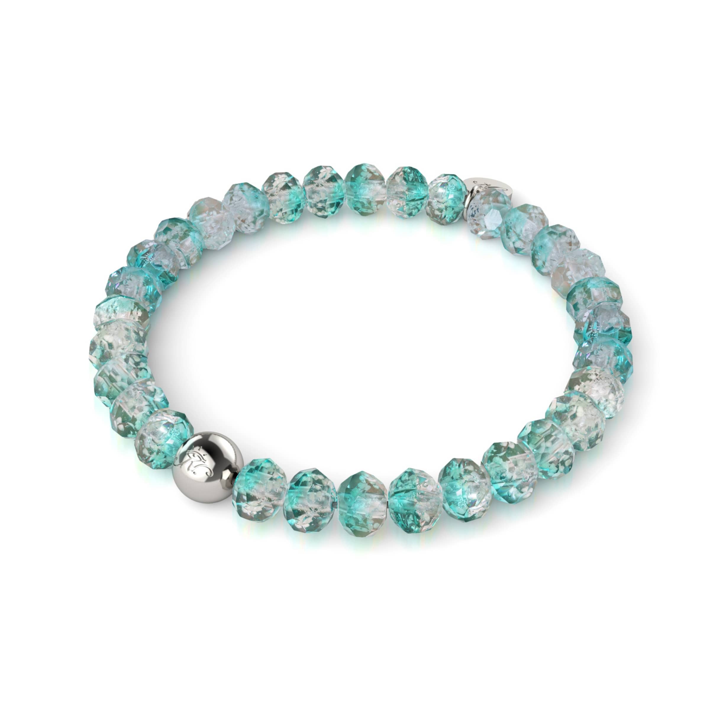 Arctic Aurora | Firefly Glass Diamonds Snow Globe Bracelet