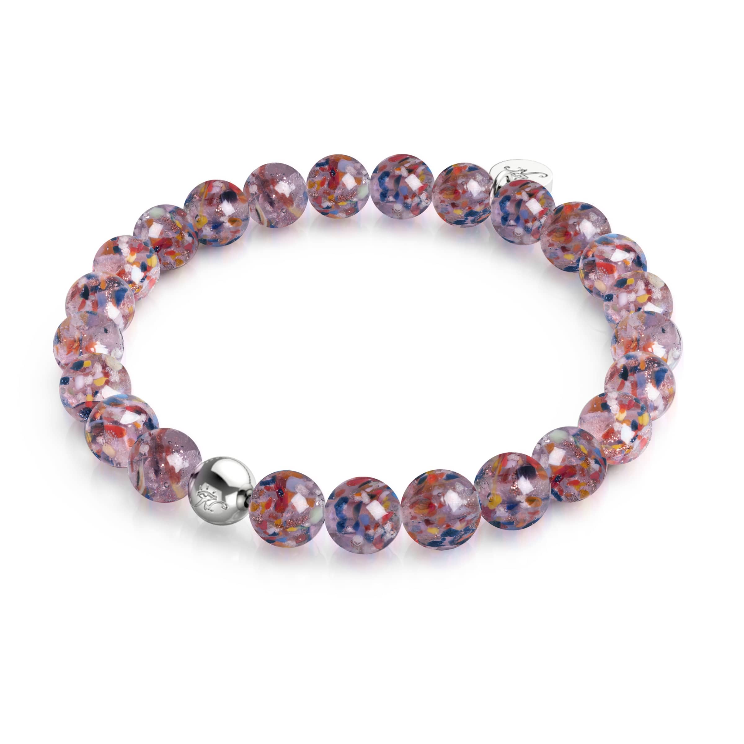 Mystic Purple | Firefly Glass Confetti Bracelet