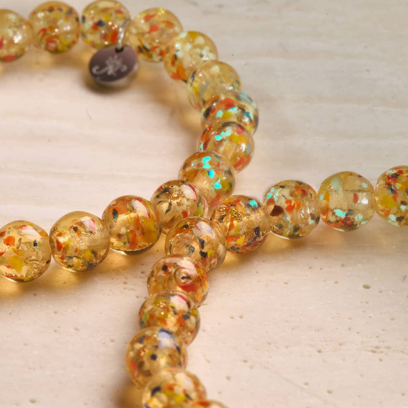 Mango Mimosa | Firefly Glass Confetti Bracelet