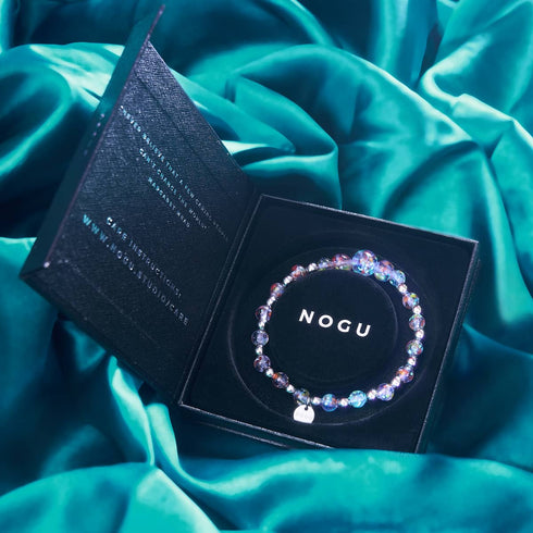 Lilac | Firefly Glass Confetti Cascade Bracelet