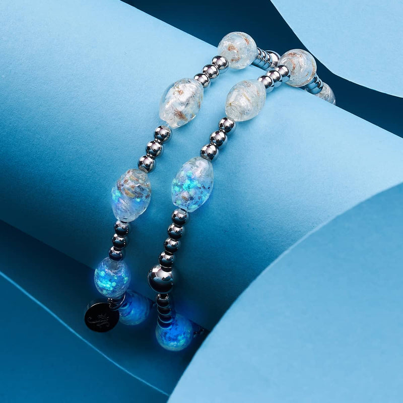 Alabaster Moon | Lunar Glass Essence Bracelet